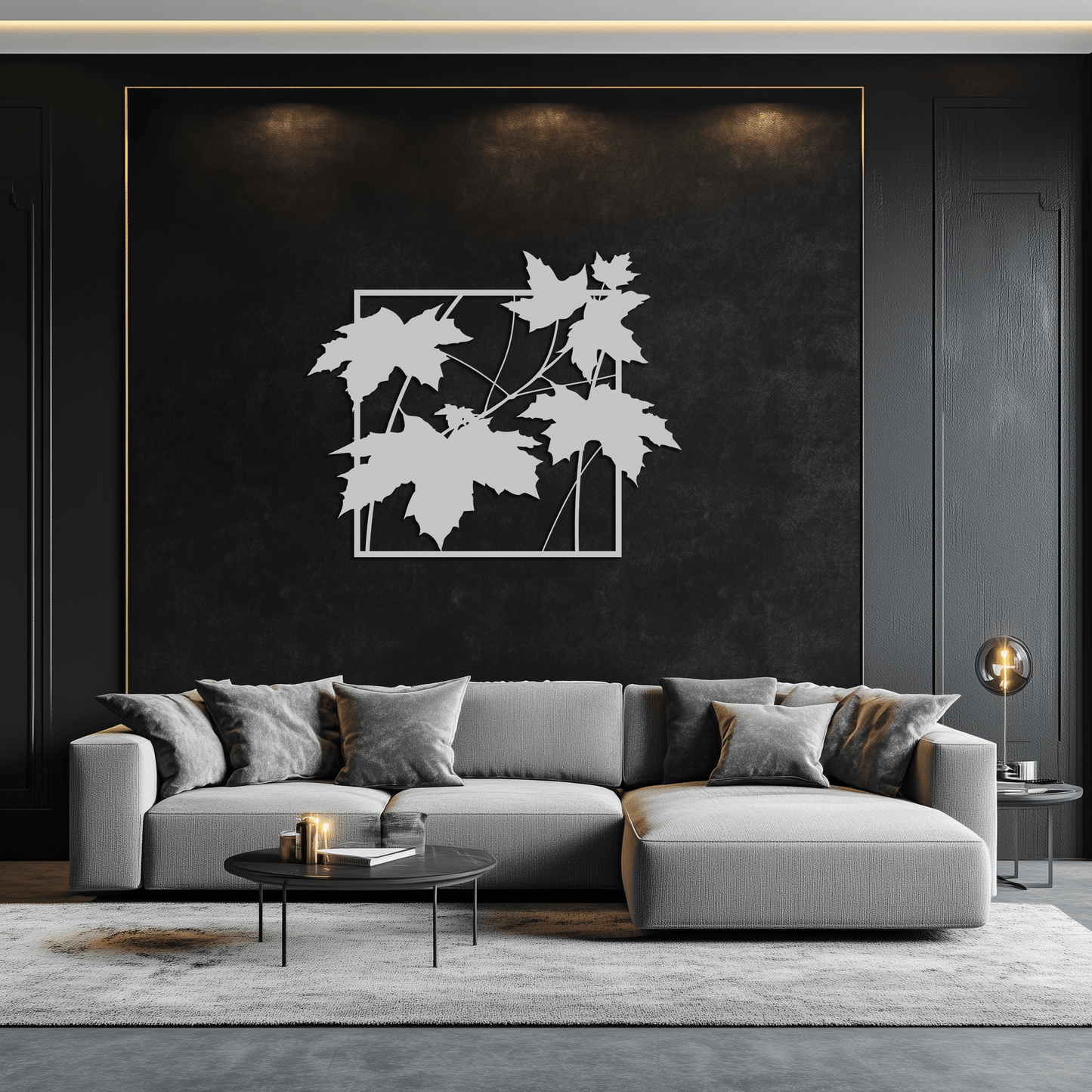 Maple Leaf Metal Wall Art - Steel Wall Decor for Home and Office - KAF012 - Tampa Home & Garden Store