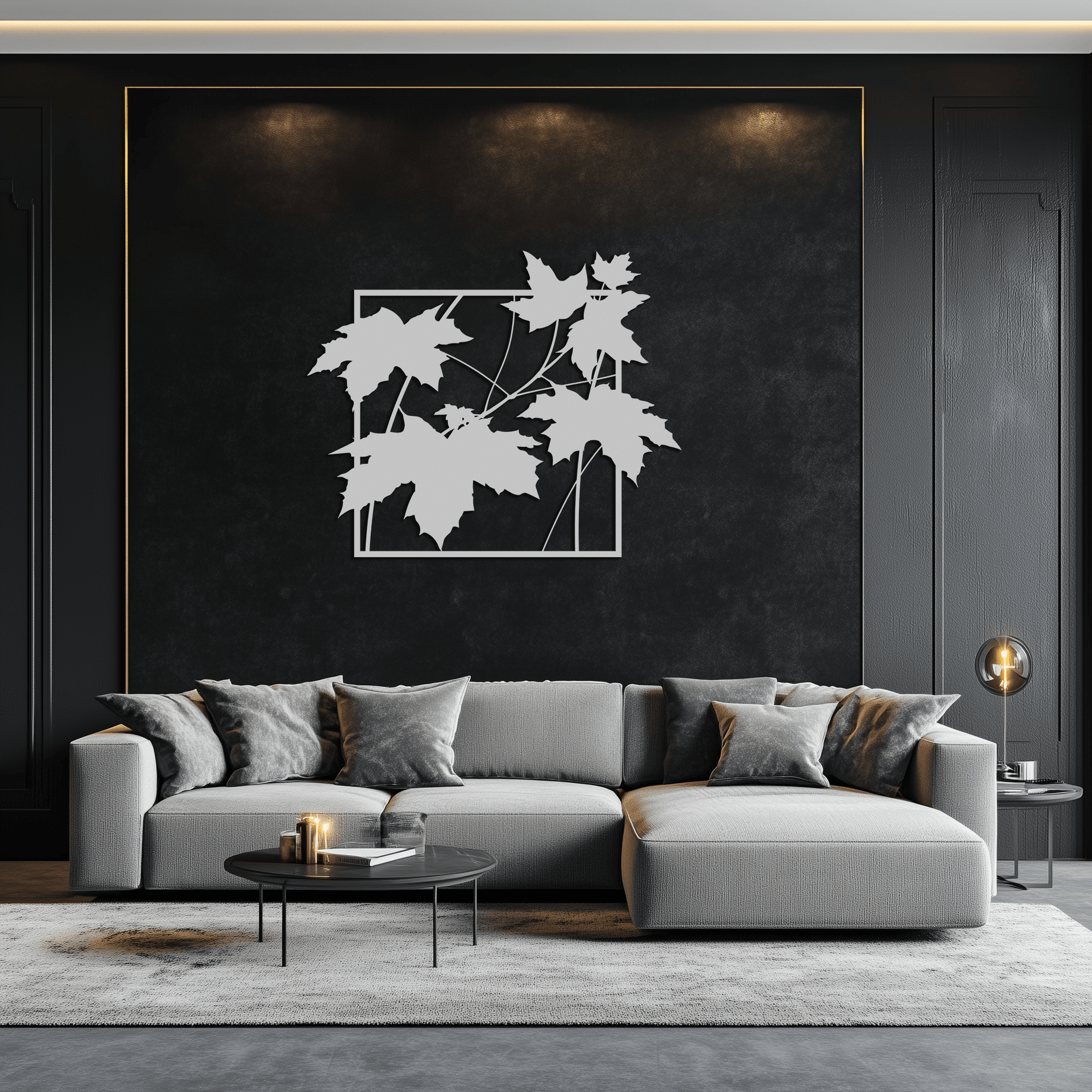 Maple Leaf Metal Wall Art - Steel Wall Decor for Home and Office - KAF012 - Tampa Home & Garden Store