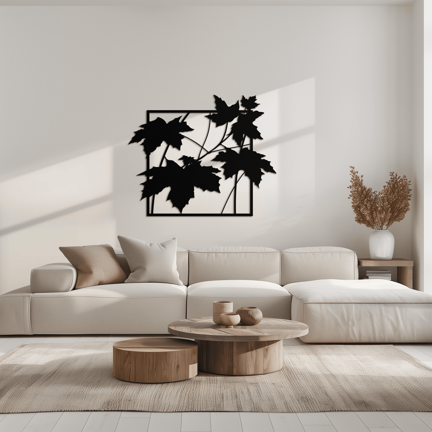 Maple Leaf Metal Wall Art - Steel Wall Decor for Home and Office - KAF012 - Tampa Home & Garden Store