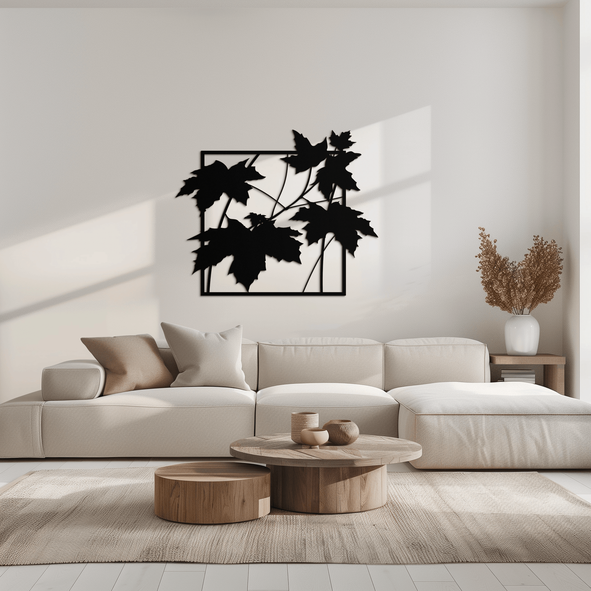 Maple Leaf Metal Wall Art - Steel Wall Decor for Home and Office - KAF012 - Tampa Home & Garden Store