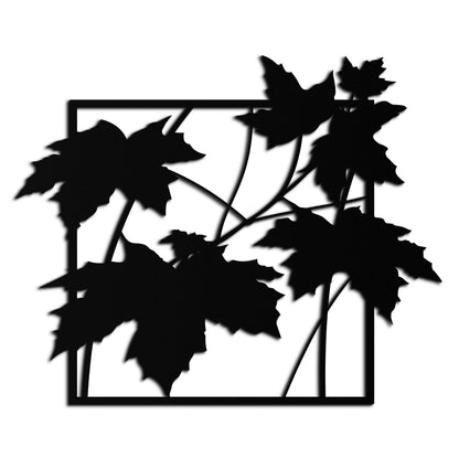 Maple Leaf Metal Wall Art - Steel Wall Decor for Home and Office - KAF012 - Tampa Home & Garden Store
