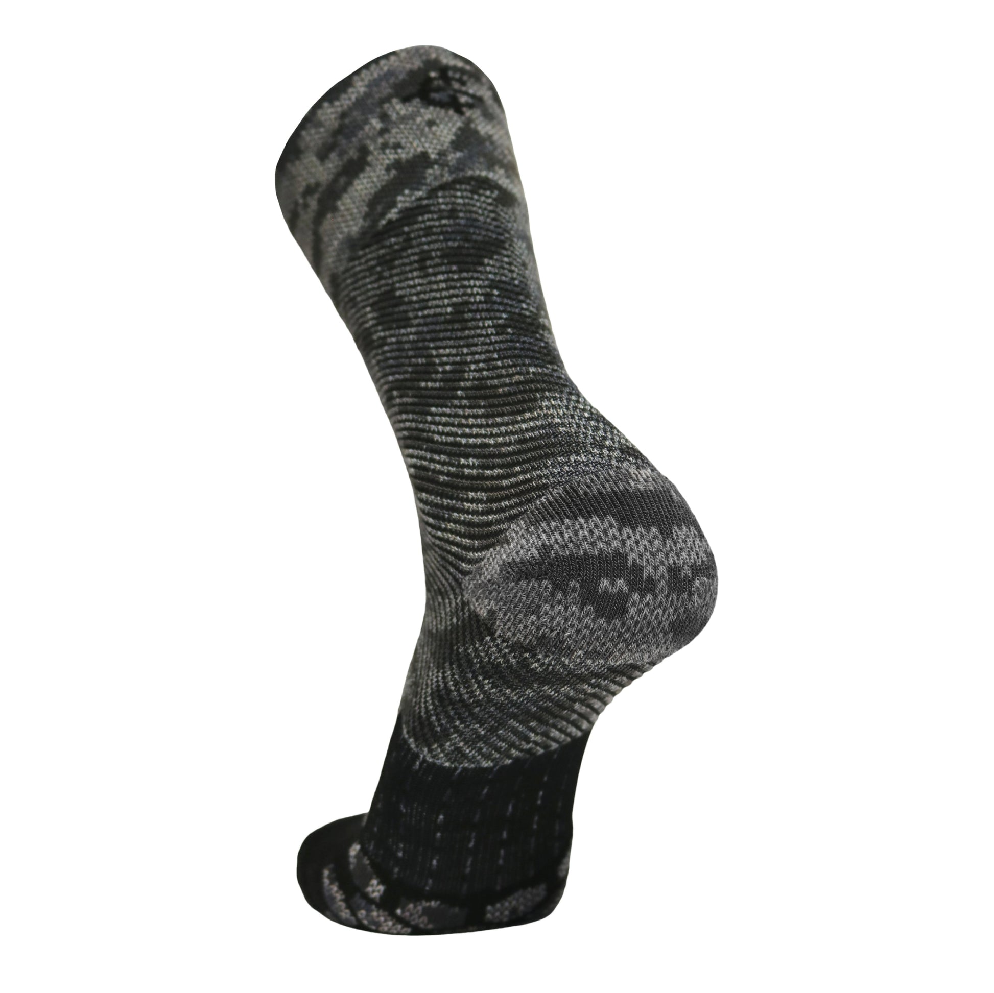 Marauder athletic sock gray camouflage knit by Covert Threads on Tampa Home & Garden Store