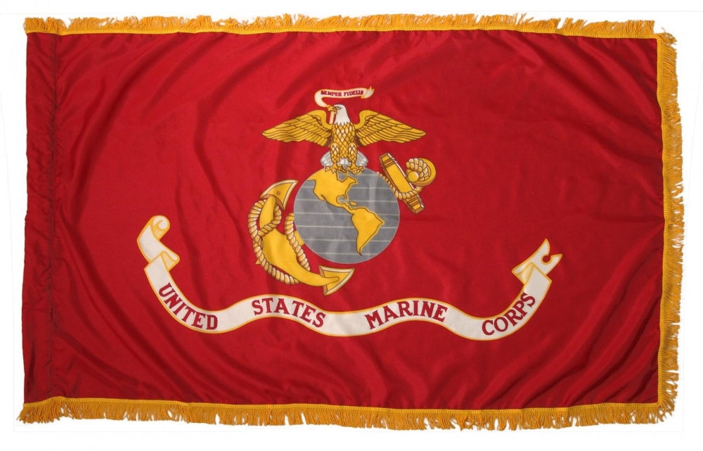Marine Corps Indoor / Parade Flag - Tampa Home & Garden Store