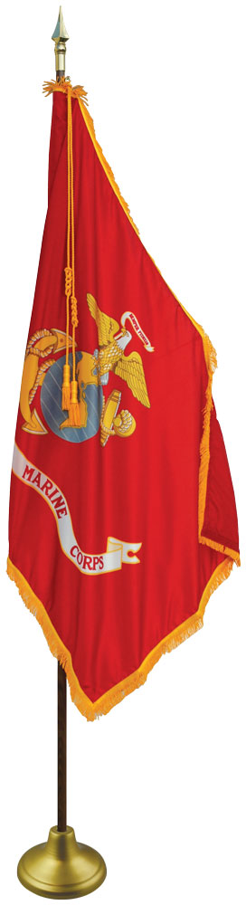 Marine Corps Indoor / Parade Flag - Tampa Home & Garden Store