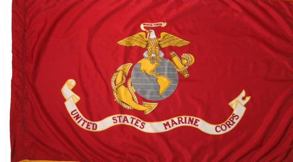 Marine Corps Indoor / Parade Flag - Tampa Home & Garden Store