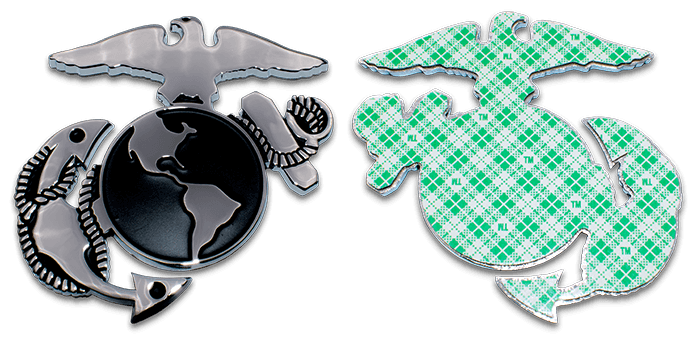 Marine Corps Insignia Car Emblem - Tampa Home & Garden Store