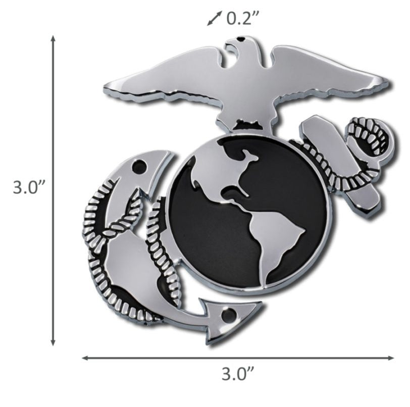 Marine Corps Insignia Car Emblem - Tampa Home & Garden Store