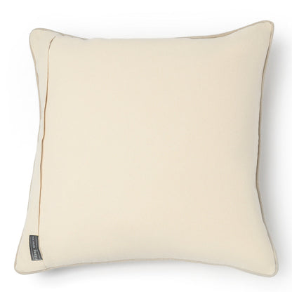 Marisa Floral Block Print Throw Pillow Cover, Noir on Natural - Tampa Home & Garden Store