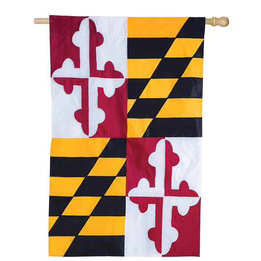 Maryland State Flag House Applique Flag - Tampa Home & Garden Store