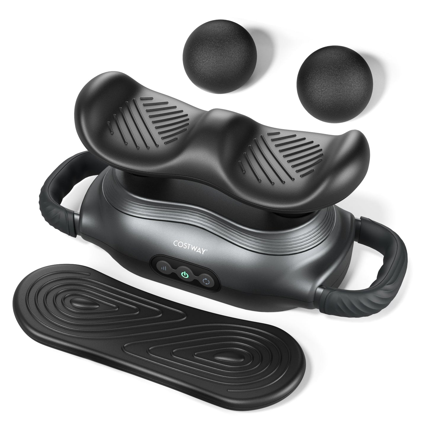 Massage Gun Deep Tissue with 3 Switchable Massage Heads and 3 Modes-Black
