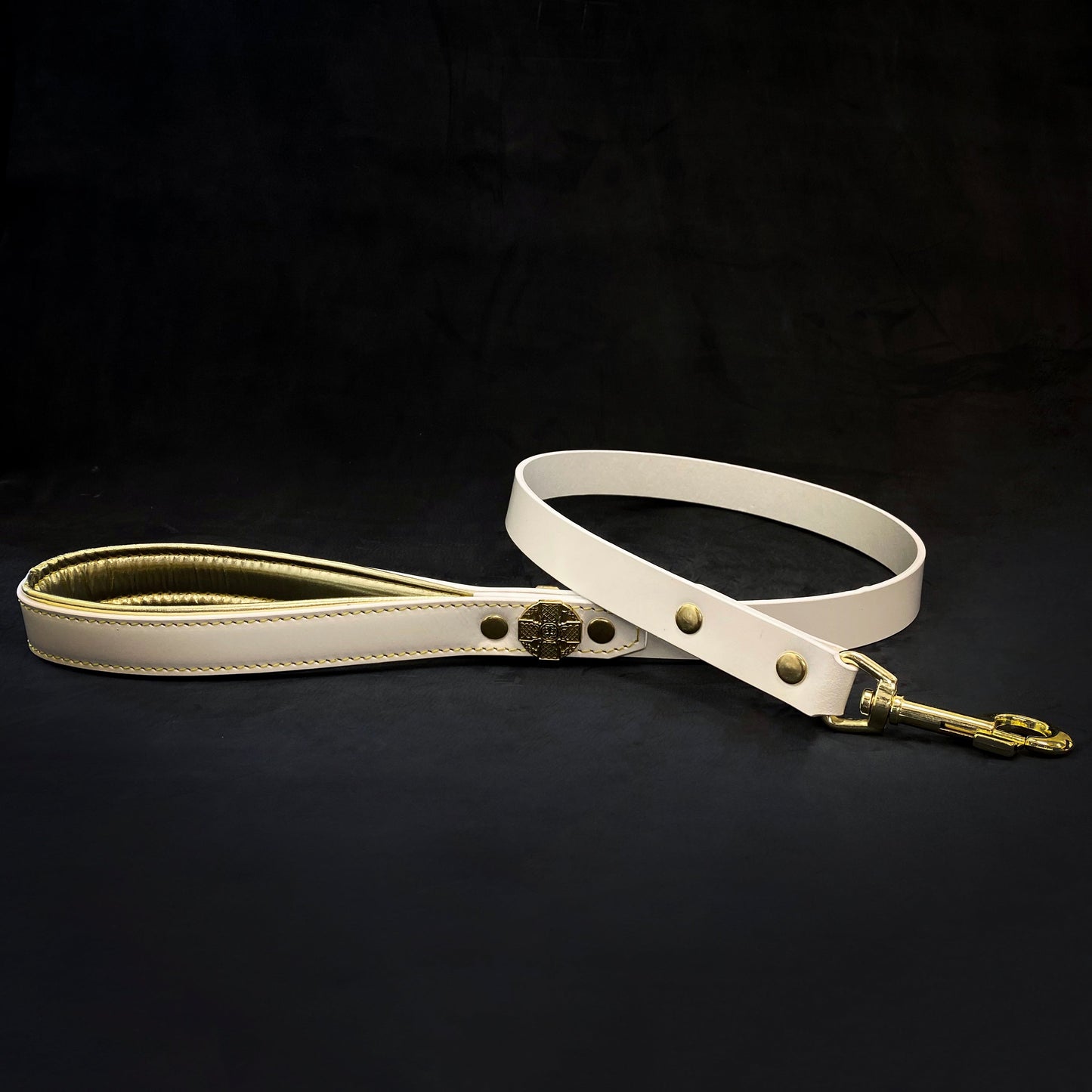 Maximus Gold Leash 1 inch wide - Tampa Home & Garden Store
