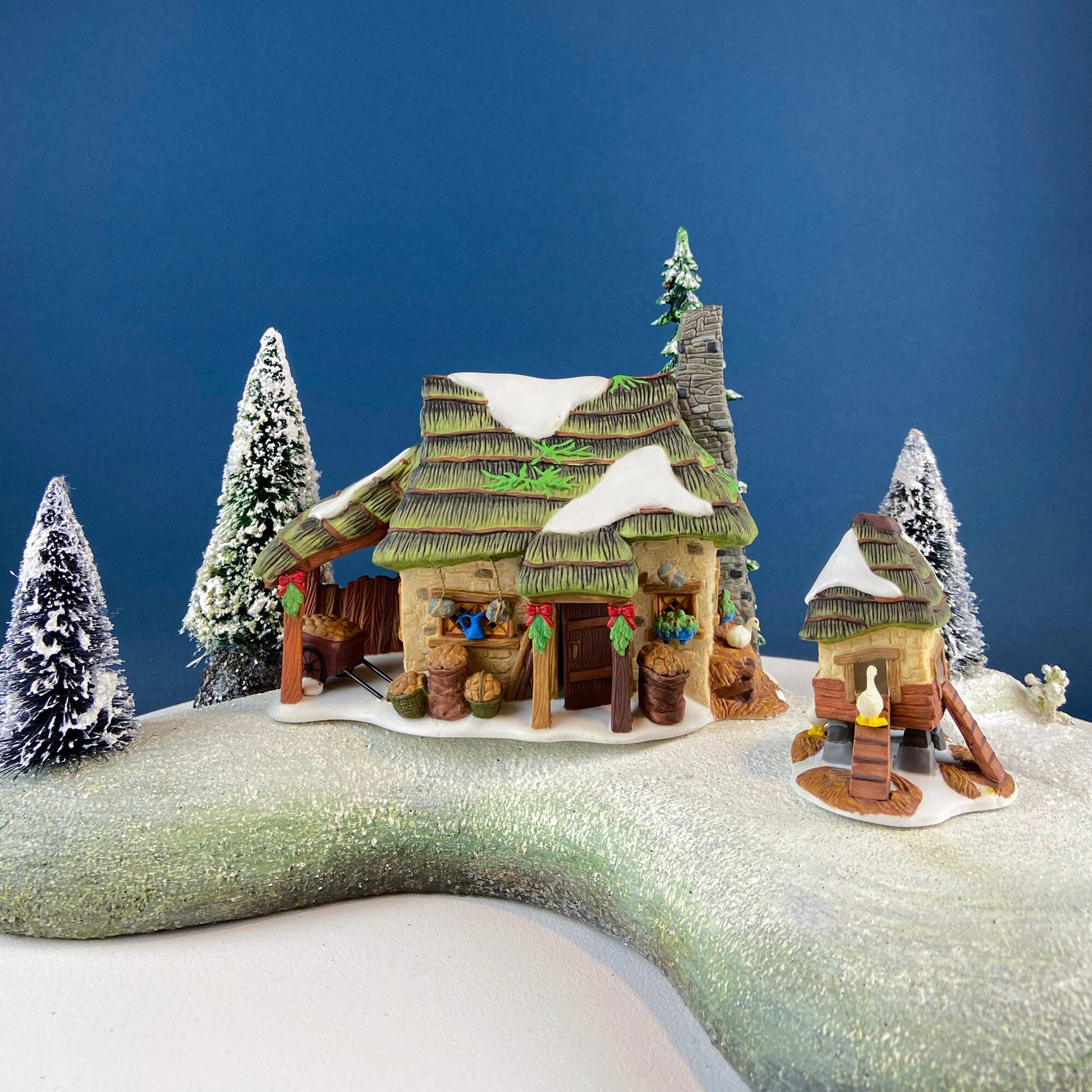 MayLie Cottage Porcelain Christmas Village House by Dept. 56. Dickens' Village Series. Illuminated Holiday Home Retail Display. Kids Room. - Tampa Home & Garden Store