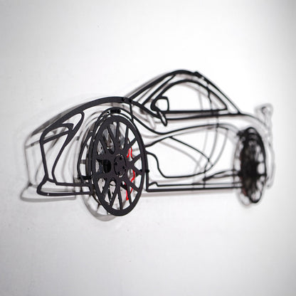 McLaren Wall Art – Exotic Supercar Steel Silhouette with Spinning Wheels-KAFMEKA031 - Tampa Home & Garden Store