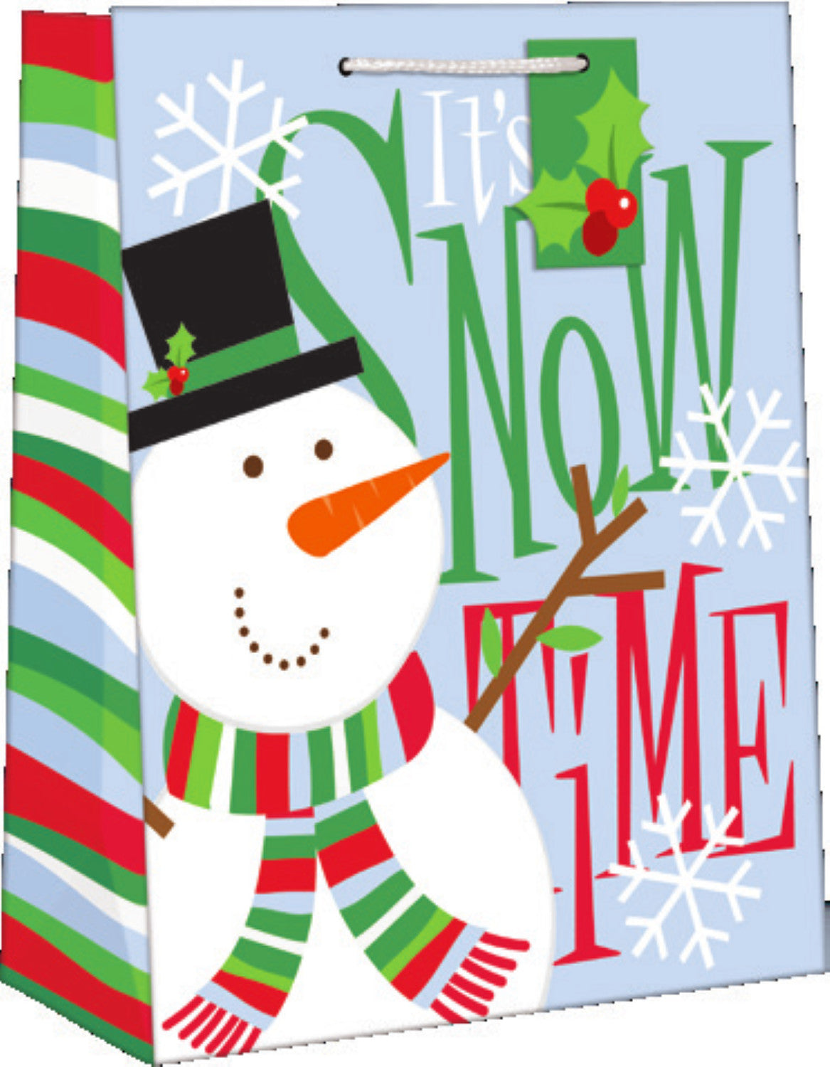 Medium Sized Juvenile Giftbag - Holly Jolly - Tampa Home & Garden Store
