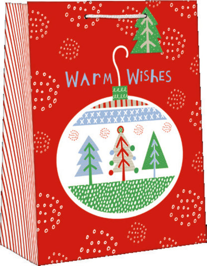 Medium Sized Whimsical Giftbag - Hello Snow - Tampa Home & Garden Store