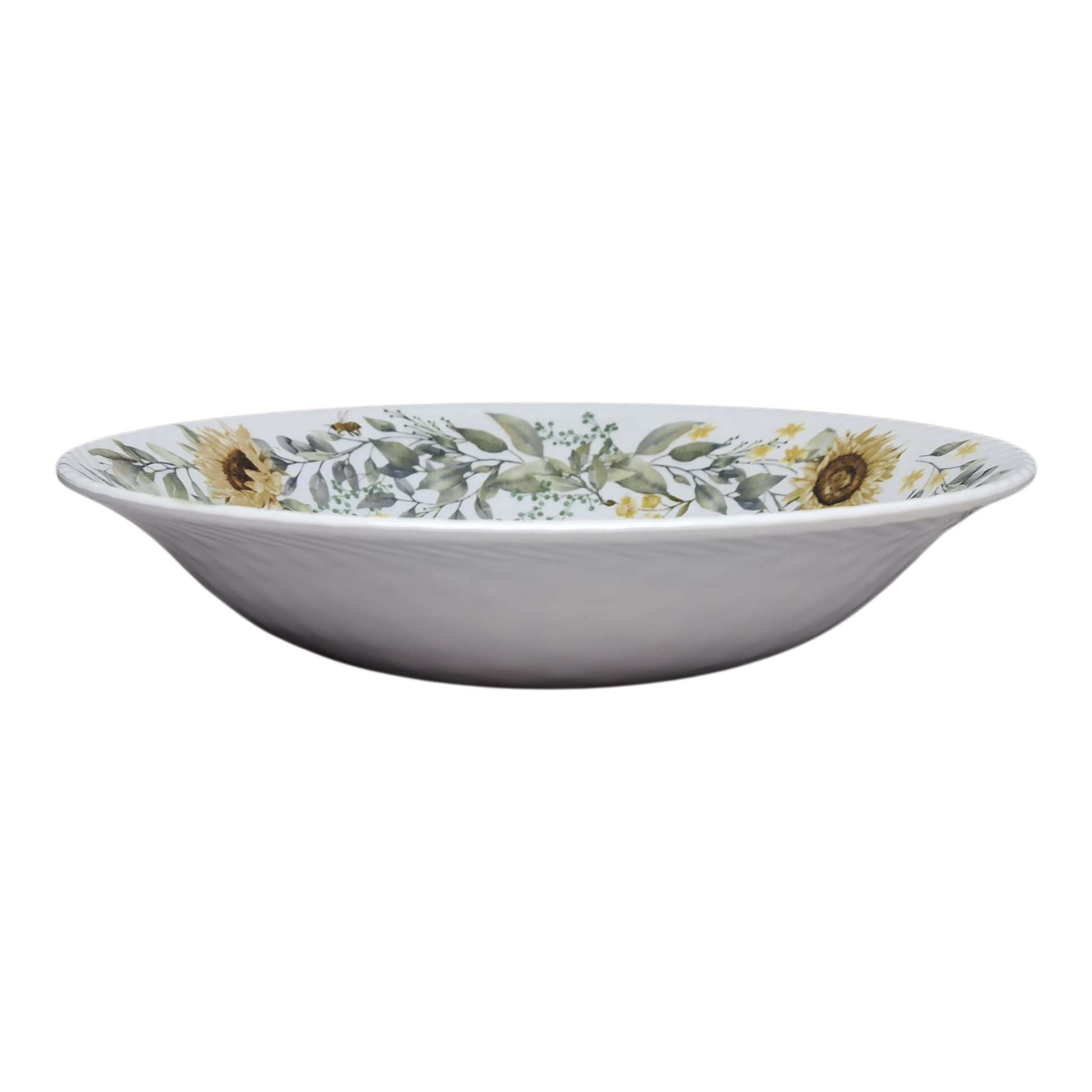 Melamine Bee Design Salad Bowl - 13 Inch - Tampa Home & Garden Store