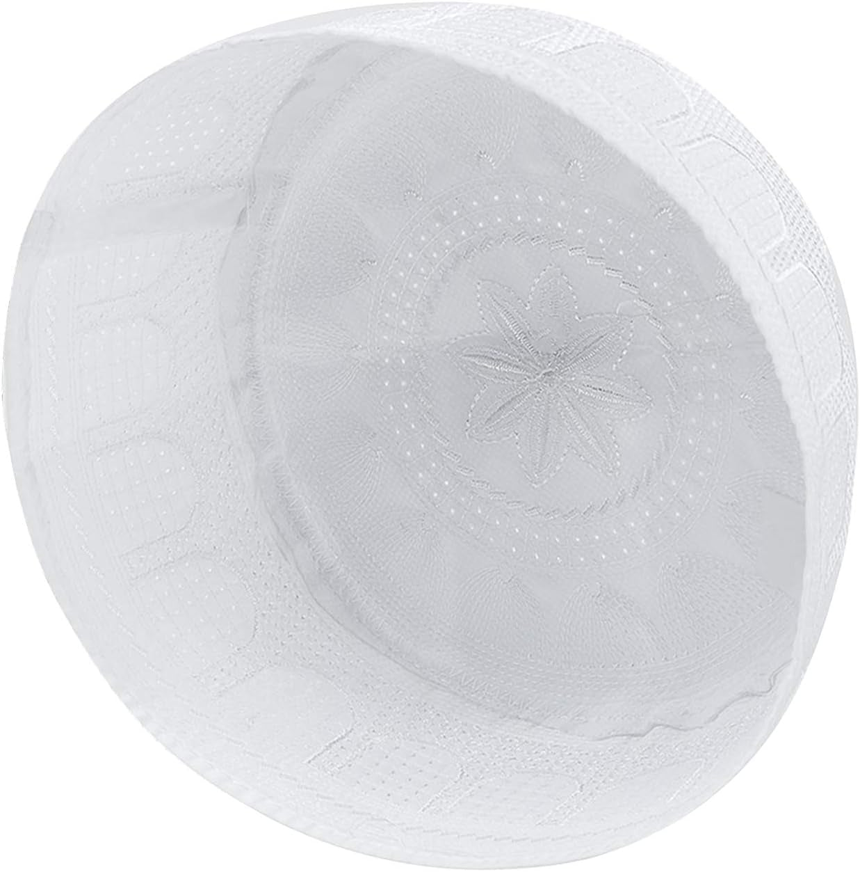 Men’s Muslim Prayer Kufi Hat – Embroidered Islamic Beanie Skull Cap, Traditional Kofia Topi, Lightweight Sun Hat - Tampa Home & Garden Store