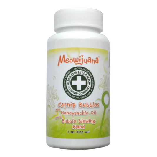 Meowijuana Catnip W/ Honeysuckle Bubbles - 5oz - Tampa Home & Garden Store