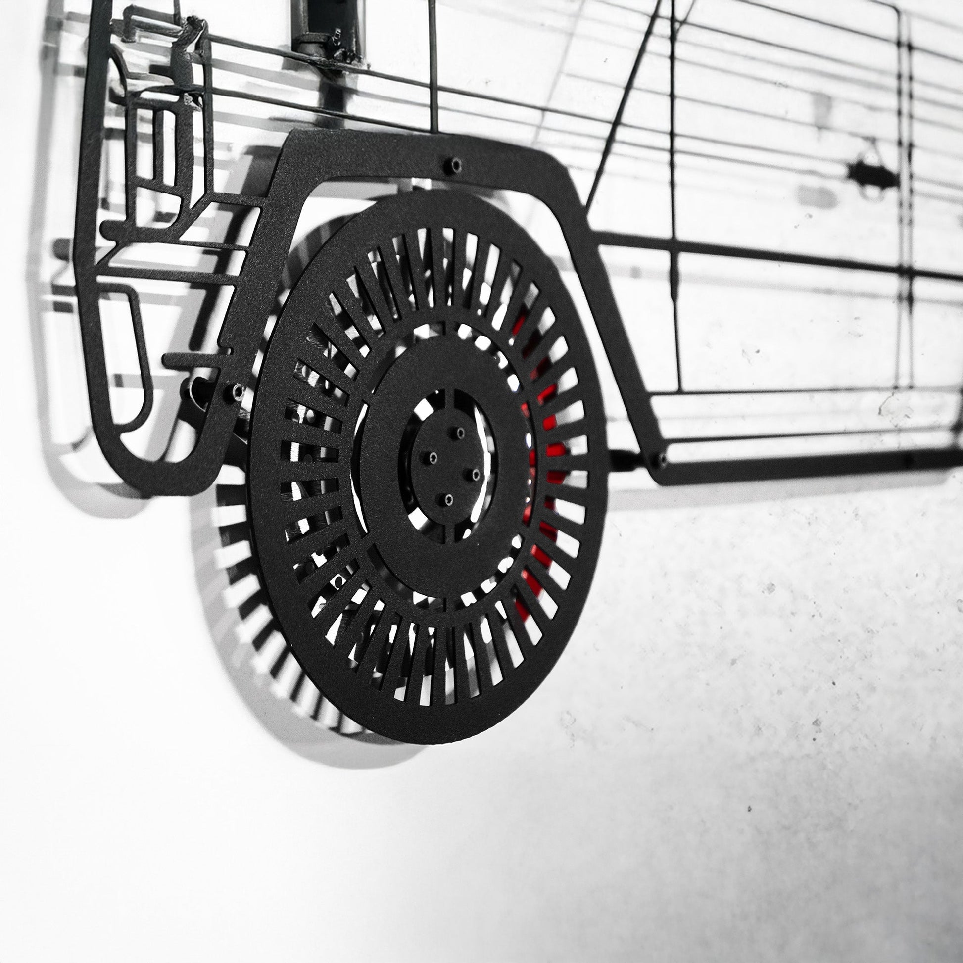 Mercedes G63 AMG Wall Art – Luxury 4x4 Steel Silhouette with Spinning Wheels-KAFMEKA034 - Tampa Home & Garden Store