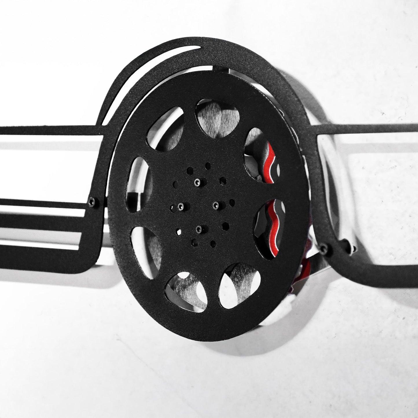 Mercedes W124 Wall Art – Classic Steel Silhouette with Spinning Wheels-KAFMEKA035 - Tampa Home & Garden Store