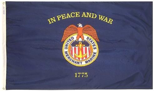 Merchant Marine Outdoor Flag | Made in USA - Tampa Home & Garden Store