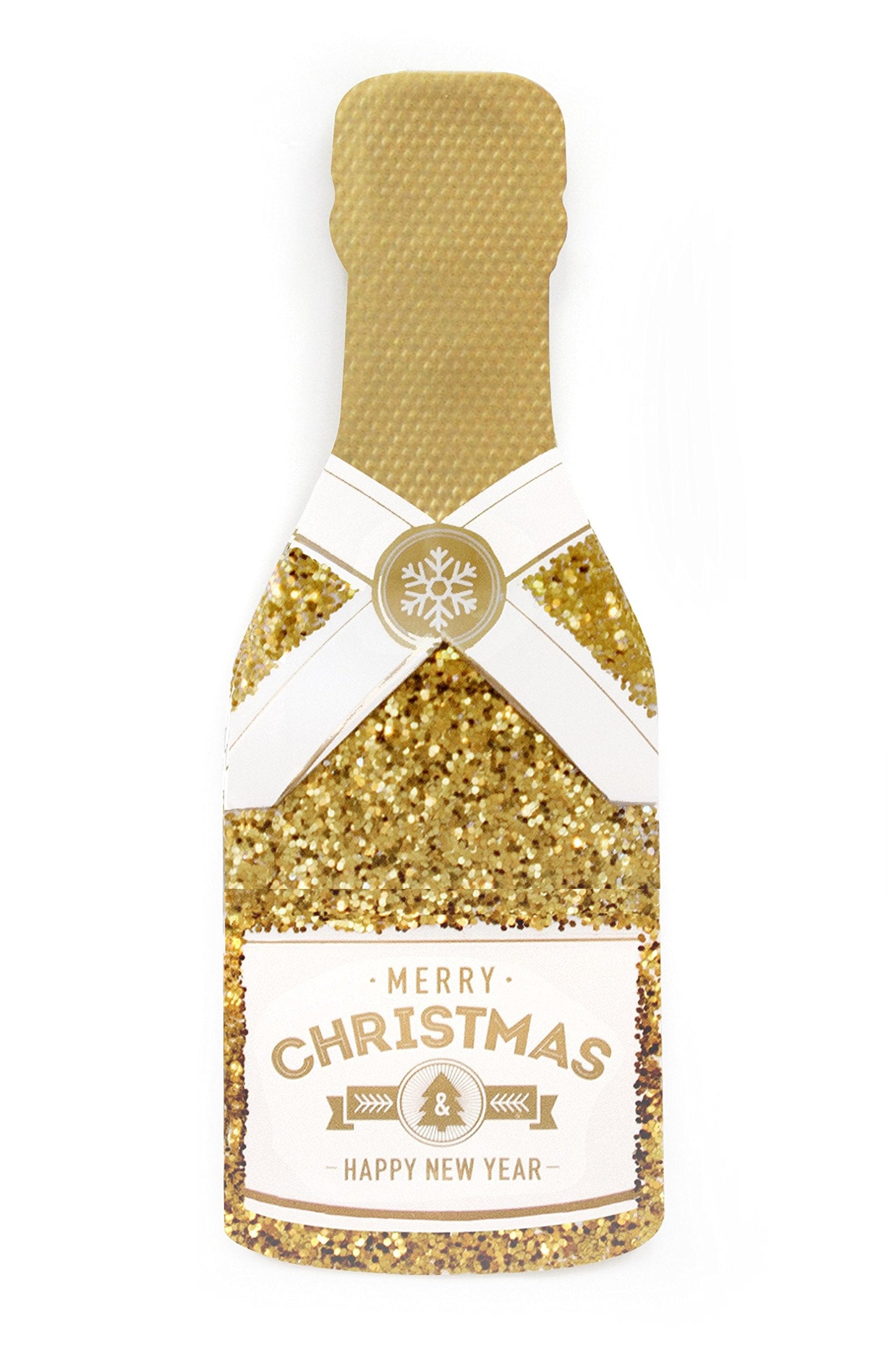 Merry Christmas Champagne Gold Card - Tampa Home & Garden Store