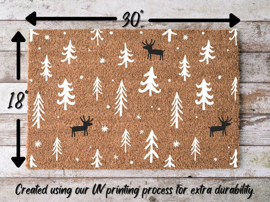 Merry Christmas Door Mat | Christmas Doormat | Winter Decoration | Welcome Mat | Holiday Doormat | Winter Decor | Christmas Gift - Tampa Home & Garden Store