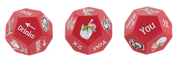 Merry Drinkmas - Drink Decider Dice Charm - Tampa Home & Garden Store