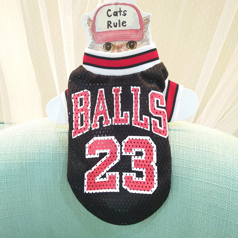 Mesh Basketball Uniform Jersey for Dog Cat Pet - Tampa Home & Garden Store