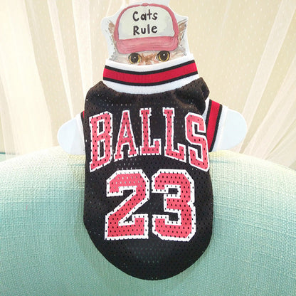 Mesh Basketball Uniform Jersey for Dog Cat Pet - Tampa Home & Garden Store