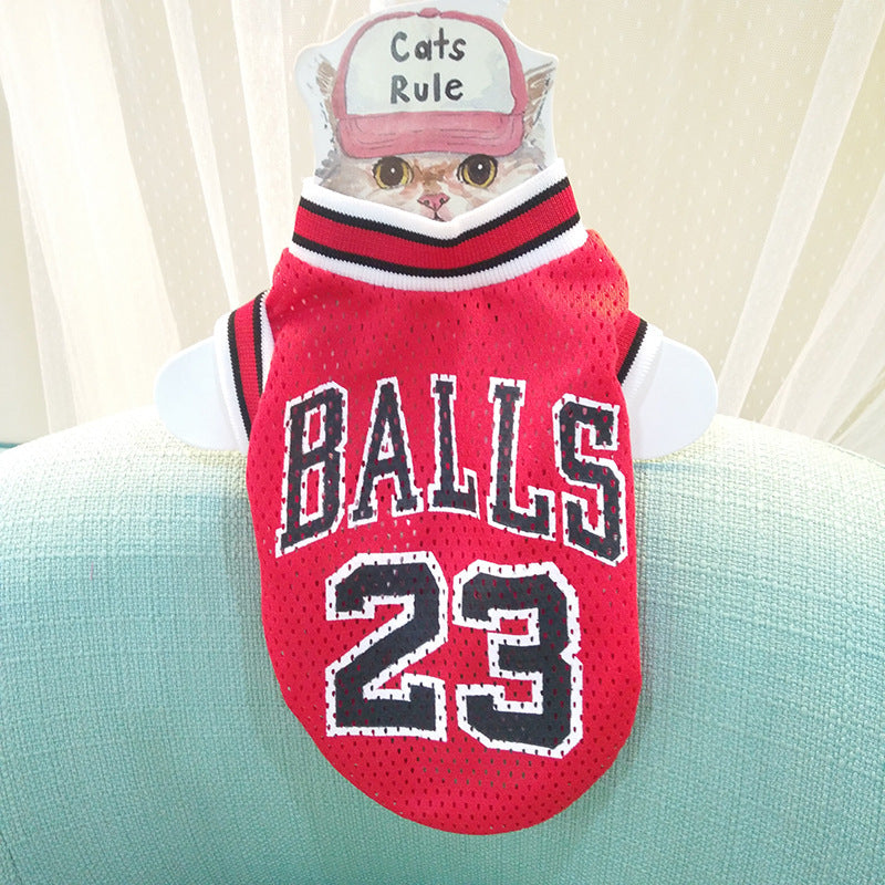 Mesh Basketball Uniform Jersey for Dog Cat Pet - Tampa Home & Garden Store