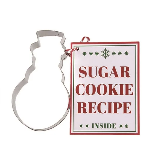 Metal Cookie Cutter with Recipe - Snowman - Tampa Home & Garden Store