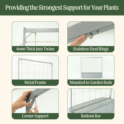 Metal Frame String Trellis - Tampa Home & Garden Store