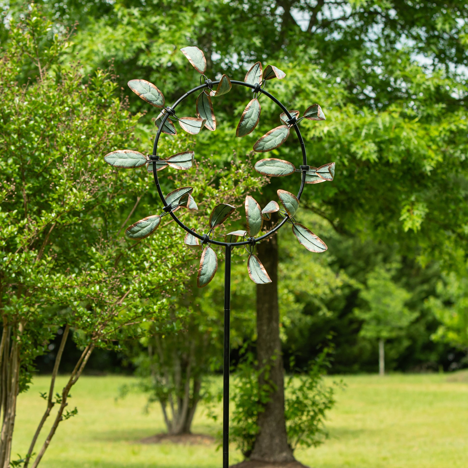 Metal Pinwheel Prism Spinner 91"H - Tampa Home & Garden Store