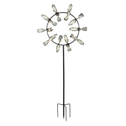 Metal Pinwheel Prism Spinner 91"H - Tampa Home & Garden Store