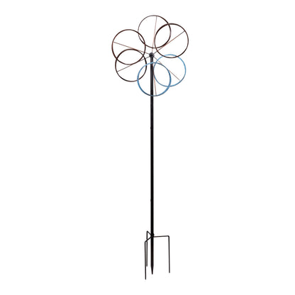 Metal Roundabout Breeze Wind Spinner 72"H - Tampa Home & Garden Store