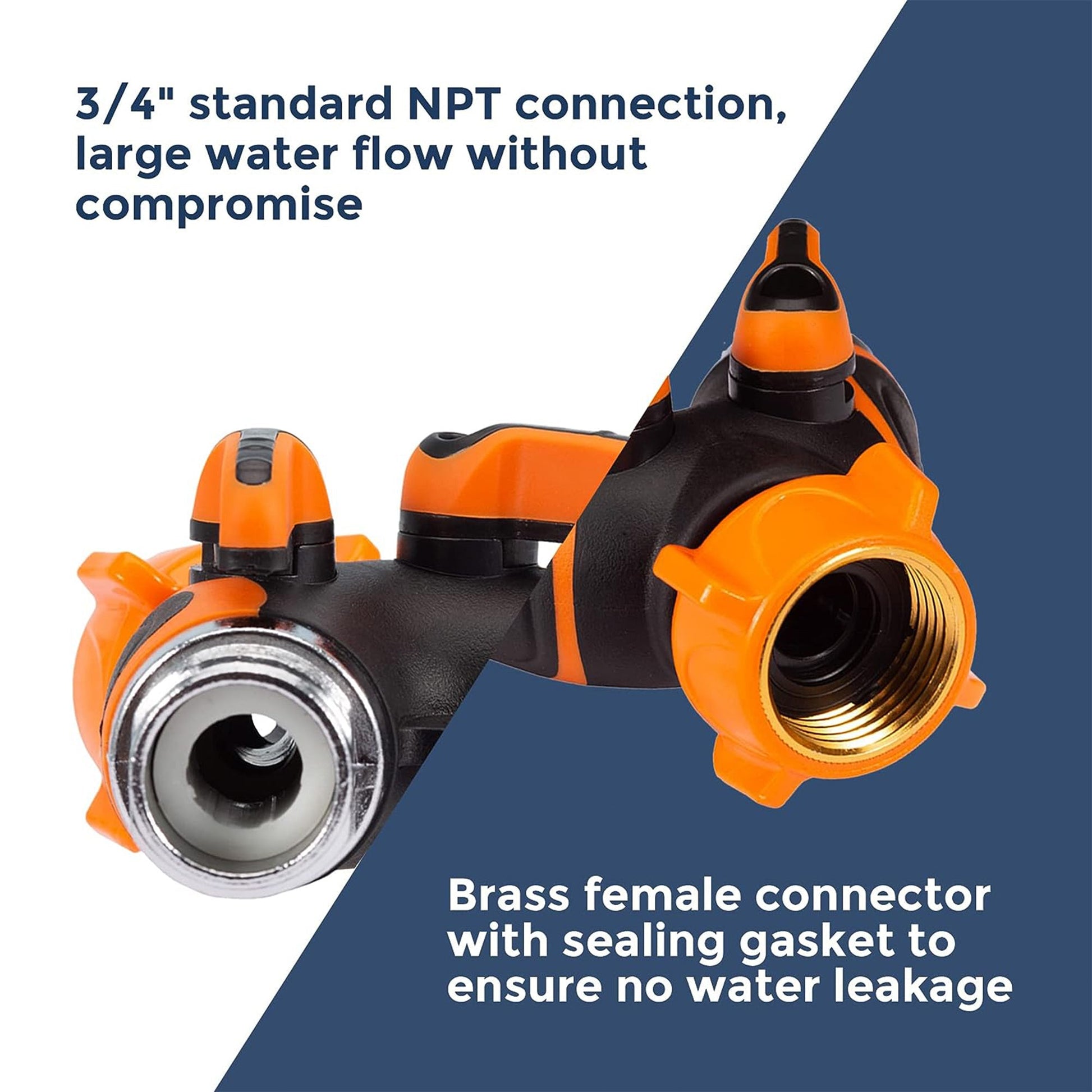 Metal Water Hose Splitter - Tampa Home & Garden Store