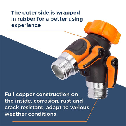 Metal Water Hose Splitter - Tampa Home & Garden Store