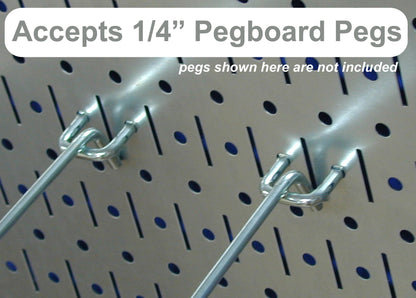 Metal Pegboard Tool Storage Wall Pack of Two