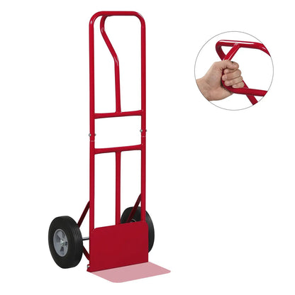 Metal Hand Truck 600 Lbs with 10 Inch Wheels