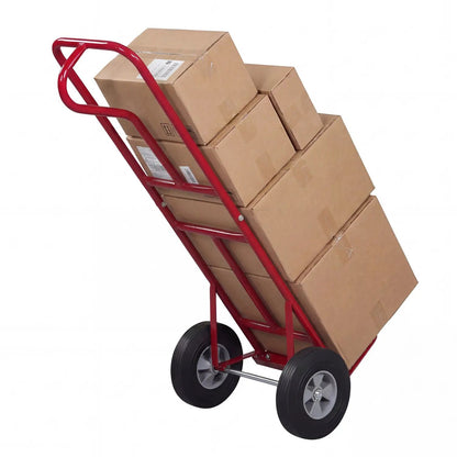 Metal Hand Truck 600 Lbs with 10 Inch Wheels