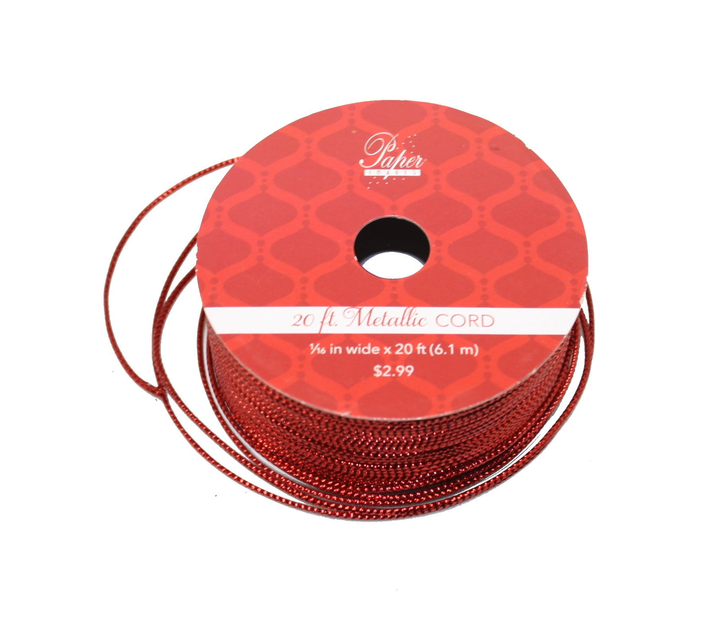 Metallic 20 Foot Wrapping Cord - Green - Tampa Home & Garden Store