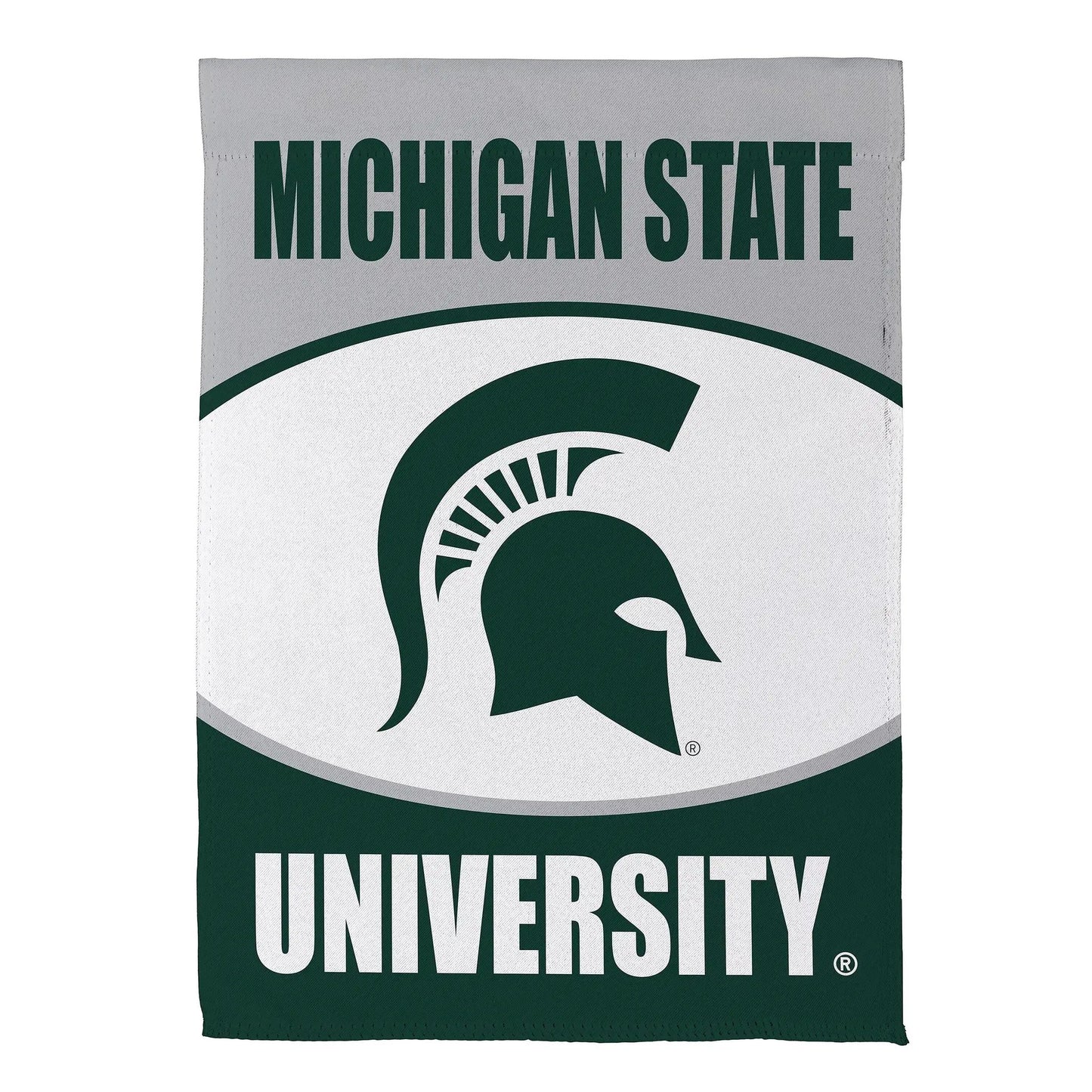 Michigan State University Suede Flag, House - Tampa Home & Garden Store