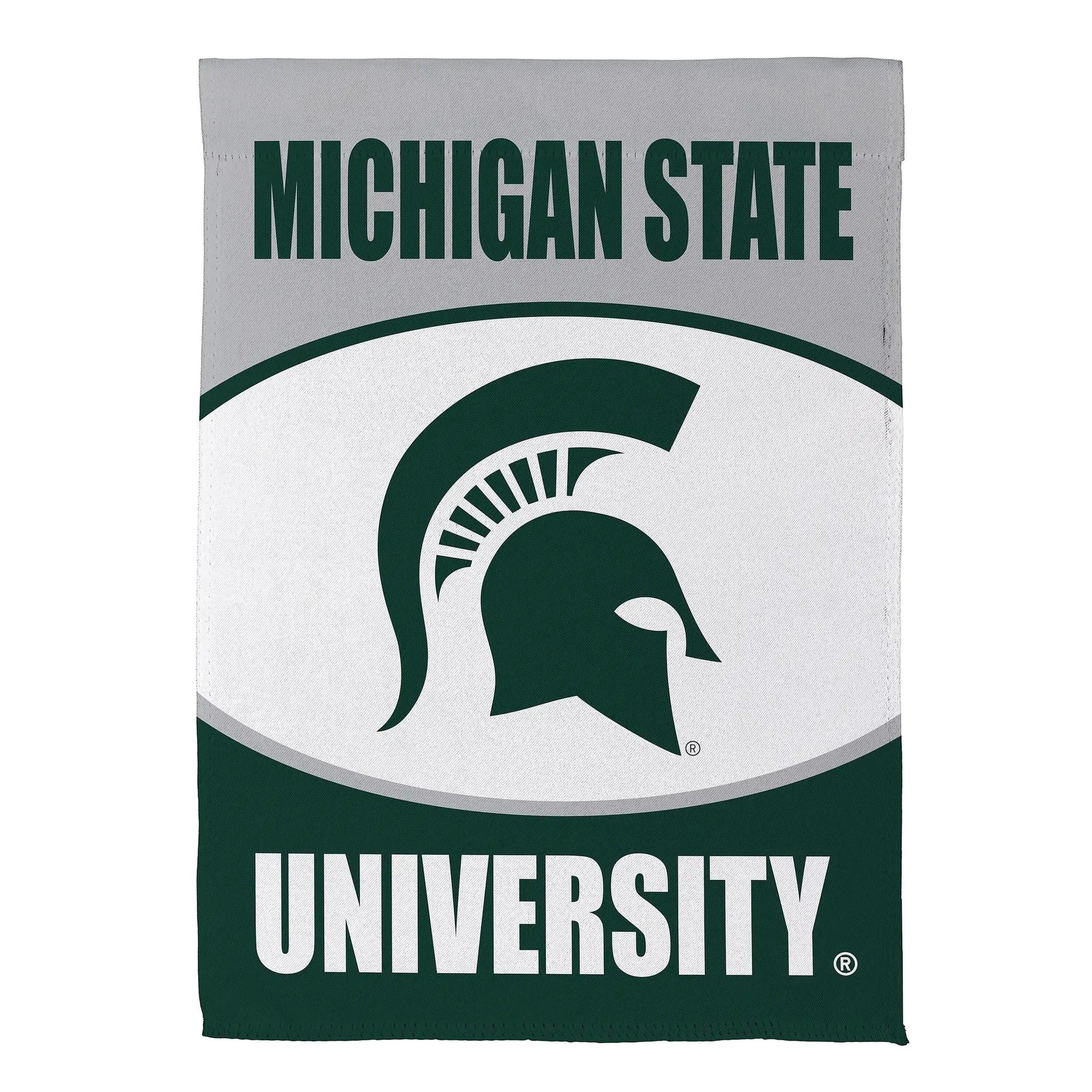 Michigan State University Suede Flag, House - Tampa Home & Garden Store