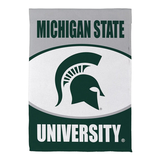 Michigan State University Suede Flag, House - Tampa Home & Garden Store