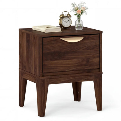 Mid Century Modern Bedside Table With Drawer