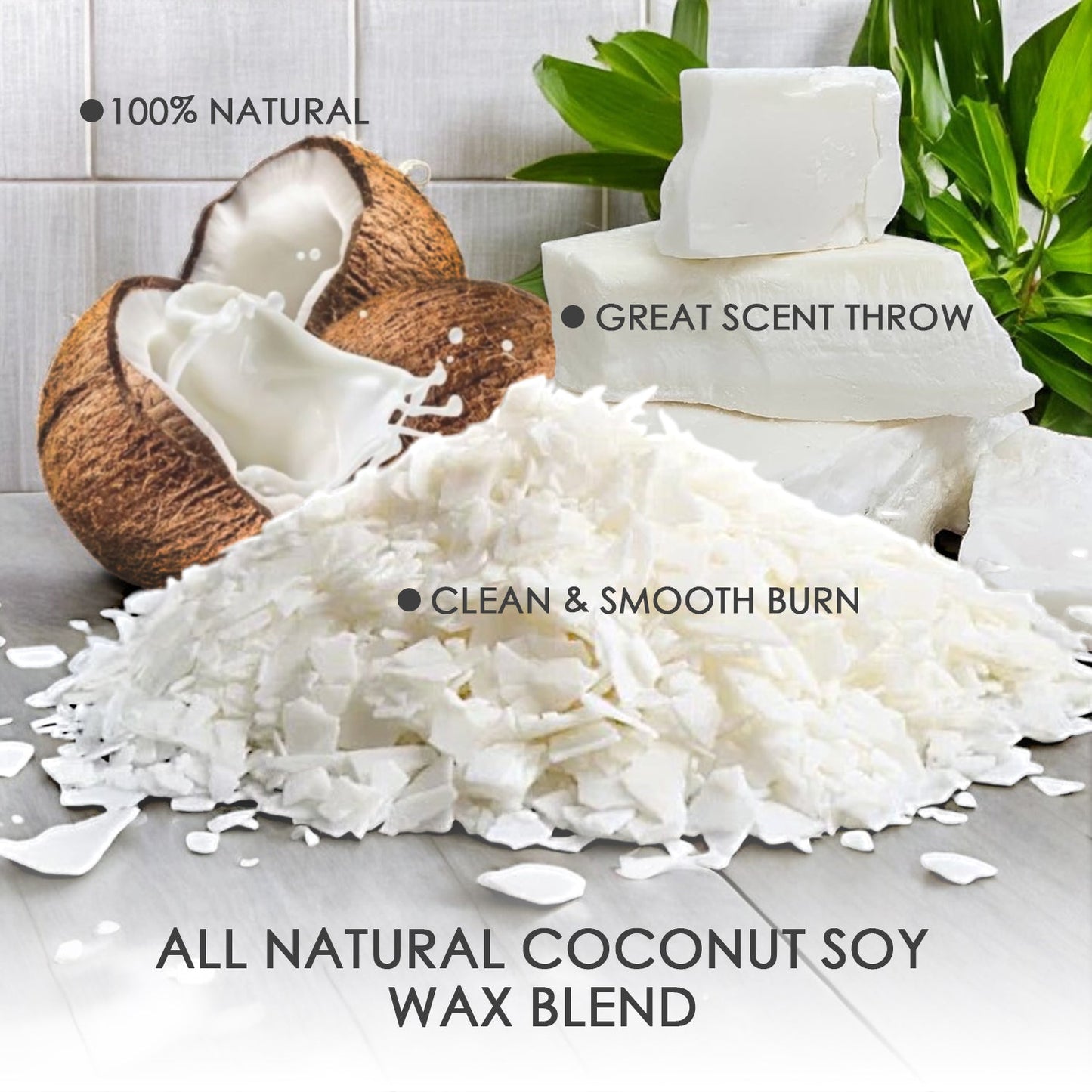 Midnight Tides Crystal-Enhanced Premium Coconut-Soy Wax Melts - Tampa Home & Garden Store