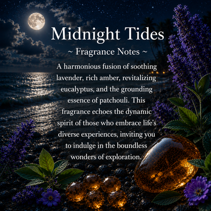 Gemini Zodiac Crystal-Enhanced Reed Oil Diffuser, Midnight Tides Scent, 100ml