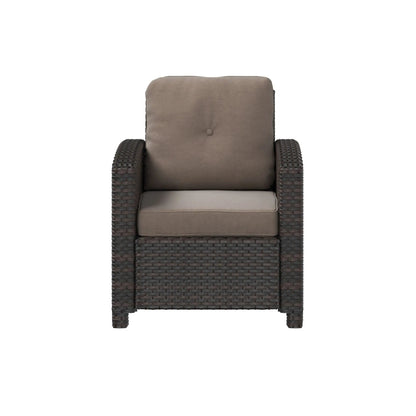 Miles Mocha Finish Outdoor Wicker Club Chair - Tampa Home & Garden Store