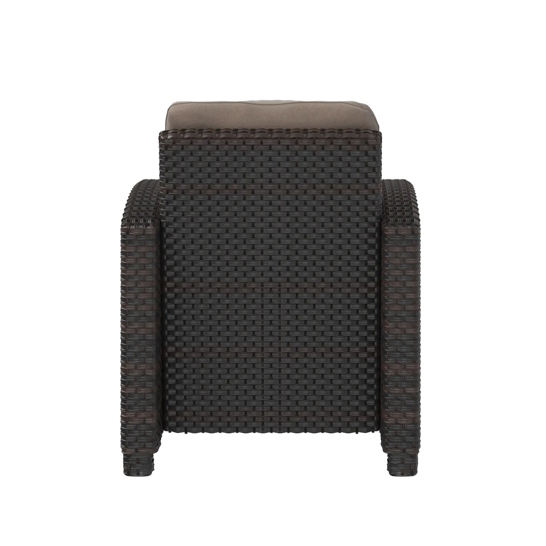 Miles Mocha Finish Outdoor Wicker Club Chair - Tampa Home & Garden Store